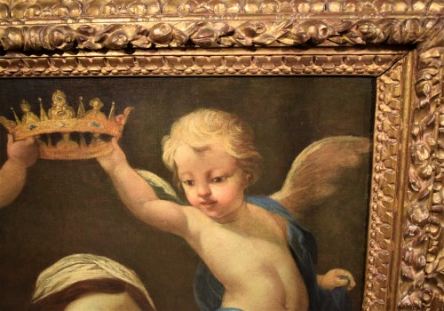 Vierge à l'Enfant et anges - École émilienne du "Correggio" - Louis XIII